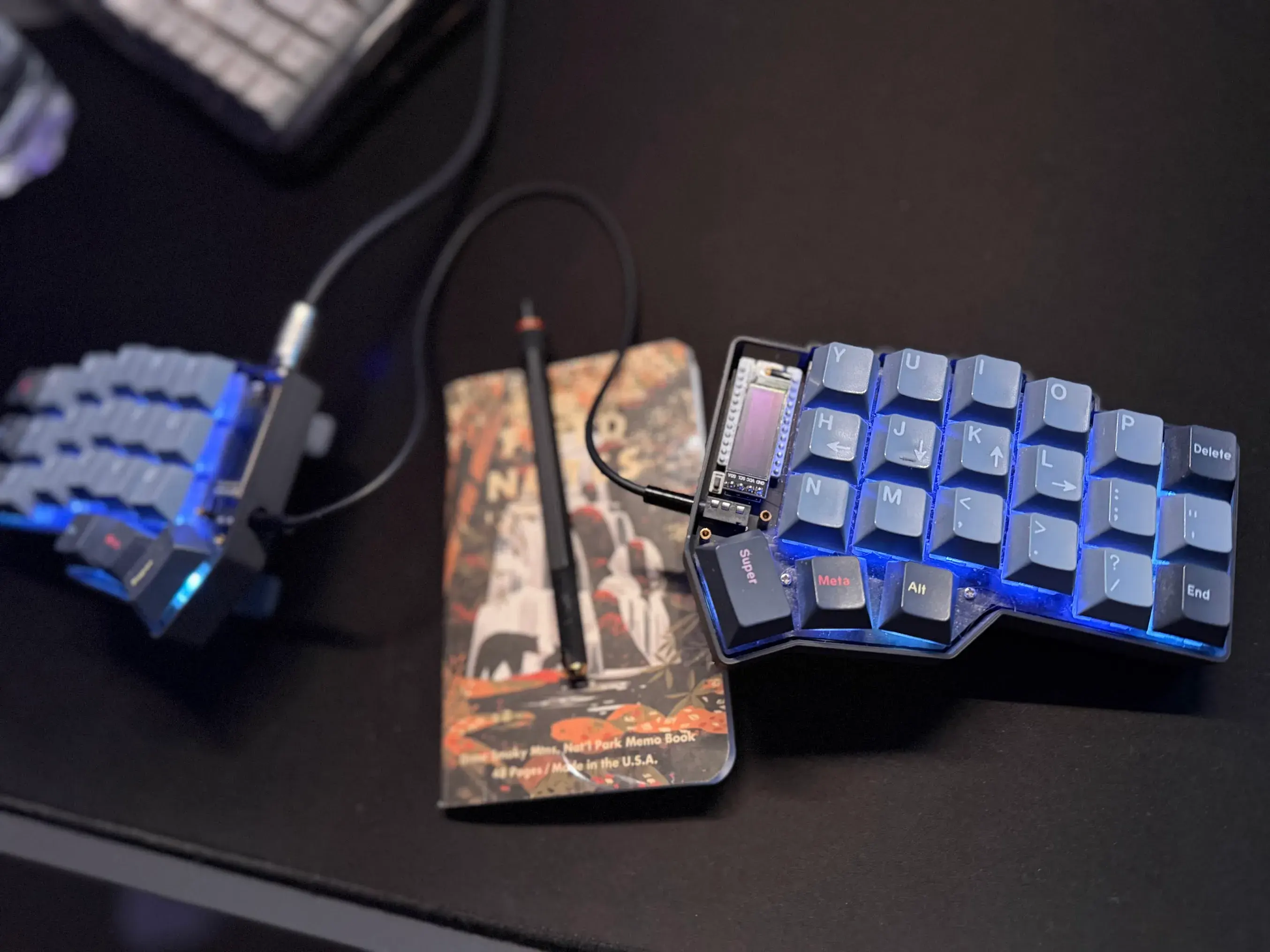 A picture of my corne, sorry its a bit dusty